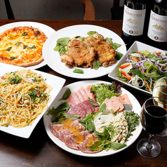 チキンバル伊太利亭のコース写真