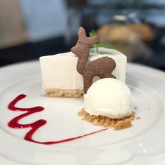 酒粕レアチーズケーキ