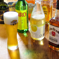 お料理と相性の合うお酒を準備しております。