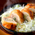 料理メニュー写真 鉄板鶏餃子
