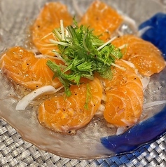 サーモンのカルパッチョ