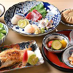 日本酒と和食 花びしのコース写真