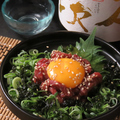 料理メニュー写真&nbsp;当店名物 55ユッケ (牛)