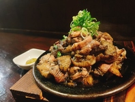 地鶏もも豪快炙り