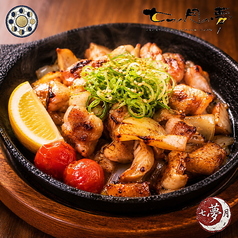 国産 豚ウルテ(のど軟骨)の鉄板焼き