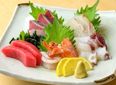 鮮魚のお刺身5点盛り