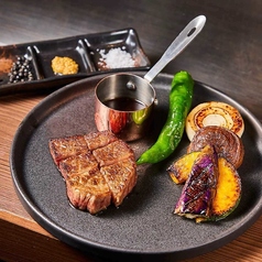 松阪牛サーロインの鉄板焼き