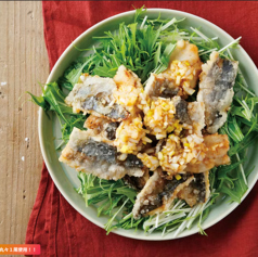 真アジの油淋鶏揚げ