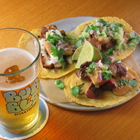 クラフトビールとの相性抜群の料理◎