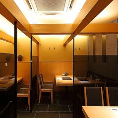 落ち着きのある上品な店内。