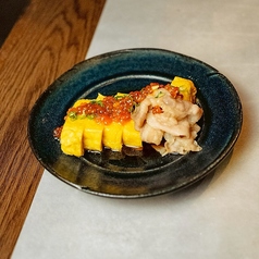 ニク盛りだし巻き卵