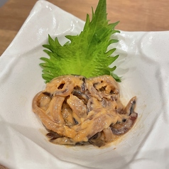 魚屋さん仕入れ!イカの肝あえ
