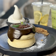 盆栽ほうじ茶パンケーキ