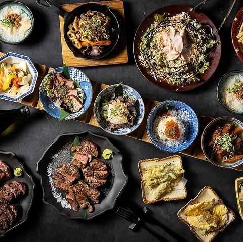 大人の隠れ家◎寛ぎの店内で極上の創作肉料理＆創作野菜天ぷらをご堪能ください！