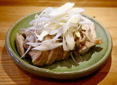 味ネギたっぷり蒸し鶏