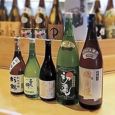 地元酒蔵を中心に厳選した日本酒をご堪能ください。