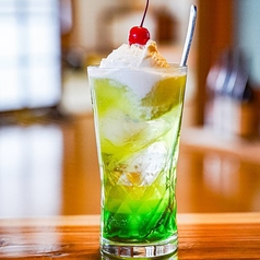 レトロなクリームソーダ