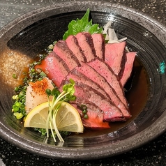 牛ハツの炭火焼おろしポン酢