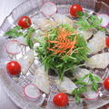 料理メニュー写真 鮮魚のカルパッチョ/M