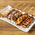 料理メニュー写真 串焼き5種盛り合わせ