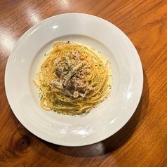 サーモンのまろやかクリームパスタ