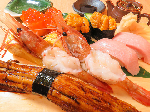 真心こもった、手握りの本当の寿司の味…大小個室が充実、宴会幹事様も安心！
