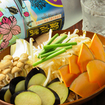 新鮮な野菜はジンギスカンを相性バッチリです！450円(税抜)