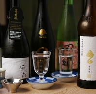 全国の日本酒は50種以上！420円(税込462)～鳳凰美田など