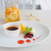 ランチタイムにピッタリなデザートやドリンクも豊富◎