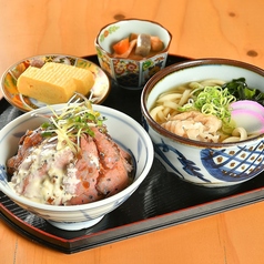 ローストビーフ丼セット