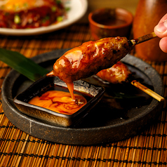 特製手ごねつくね（玉子添え）