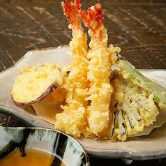 名物2◆ぷりっぷりの大海老や旬野菜の天ぷらの写真