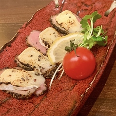 パストラミ鴨とカマンベールチーズ焼き