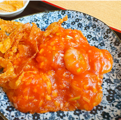 エビの特製チリソース