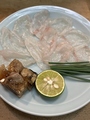 料理メニュー写真&nbsp;とらふぐ刺し
