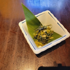 わさび菜醤油漬け