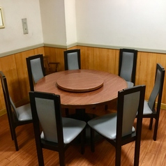 個室の丸テーブルです♪