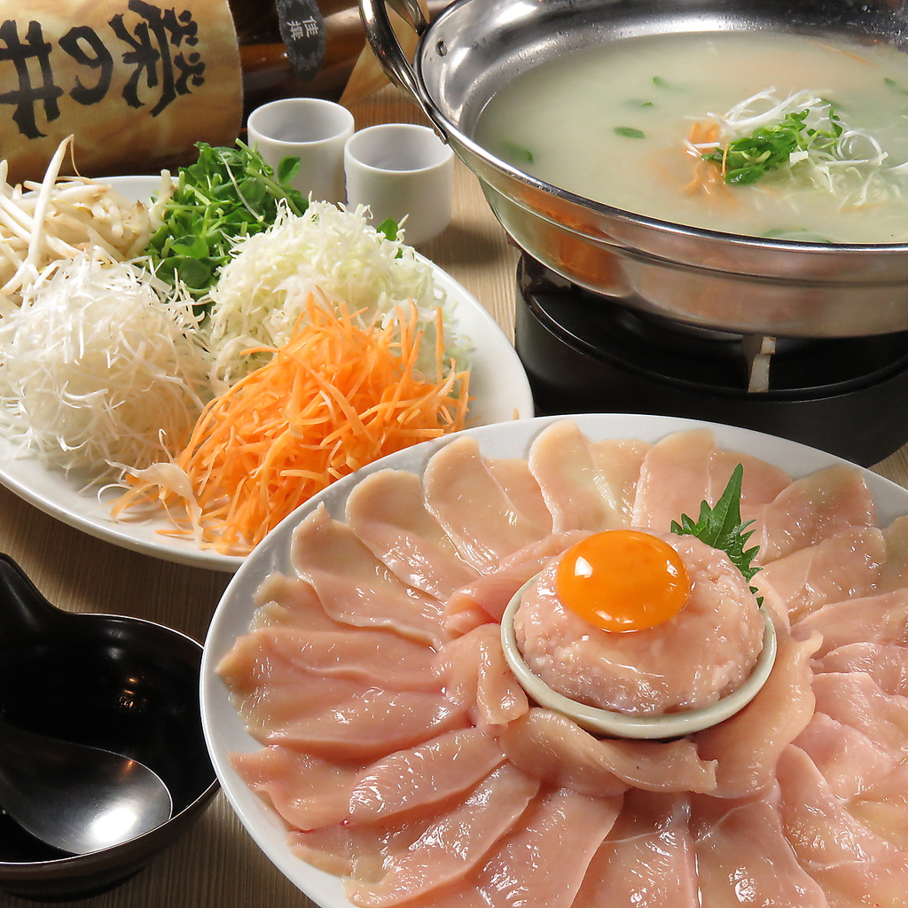 『焼き鳥』『鶏刺し』含む、2H飲み放題付コース受付中!!焼き鳥好きもサクのみも大歓迎!!