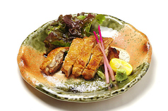 奥丹波鶏のパリパリ塩焼き