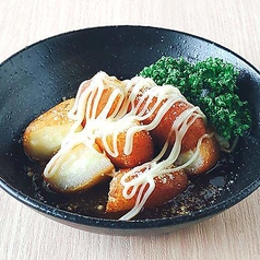 もっちりもちもちちーず餅デミ&マヨソース