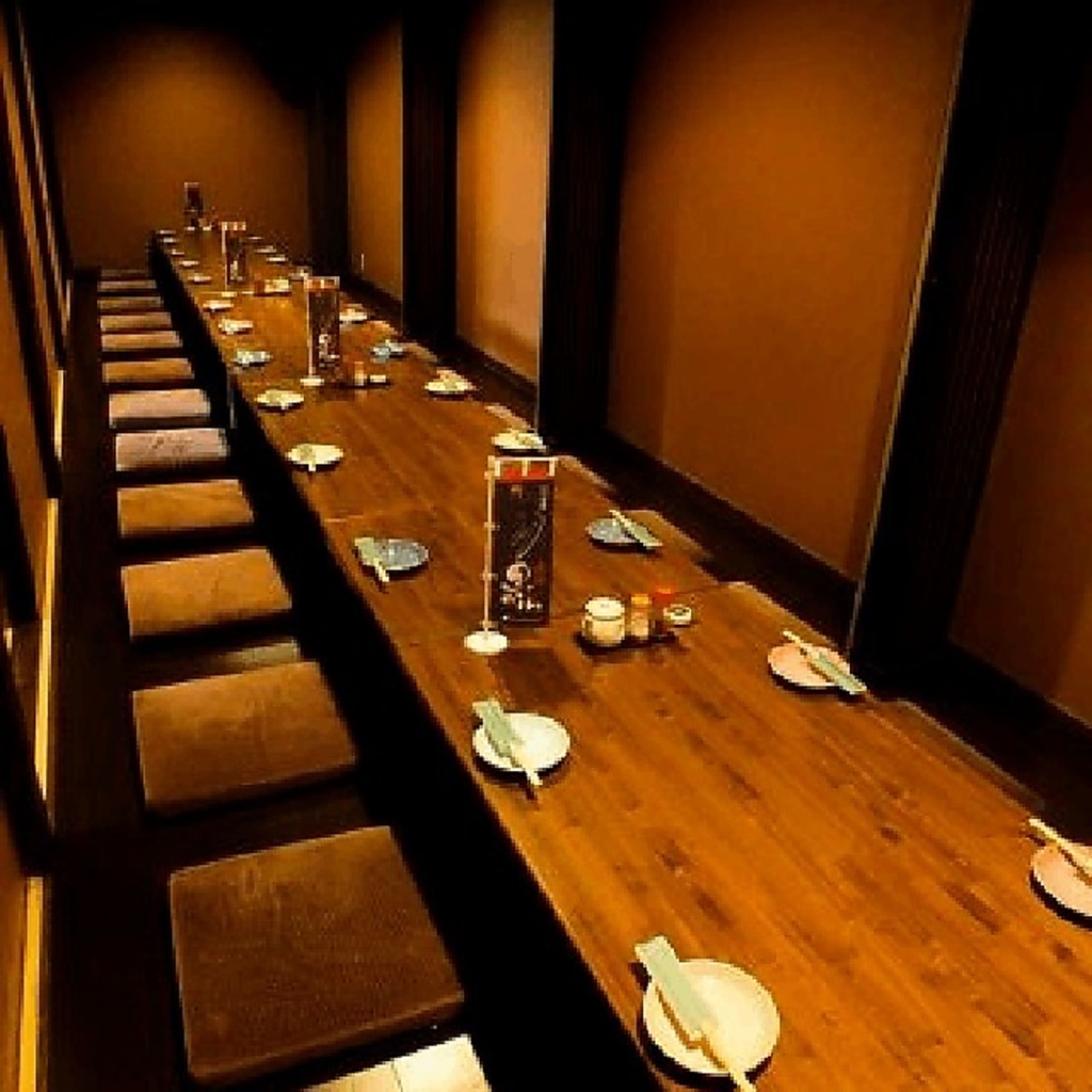 全席完全個室で、雰囲気が抜群に良い。宴会,大人の合コン,デートと用途様々な利用が出来ます。