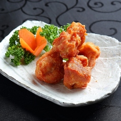 冷奴/胡麻団子(3個)/鶏の唐揚げ(3個)/春巻き(4本)