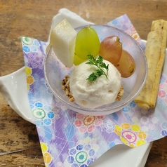 そば茶ジェラート