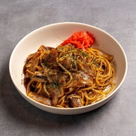 人気の一品【パスタ麺のスパイス焼きそば】