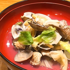 あさりとキャベツの酒蒸し