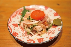 鶏塩ユッケ