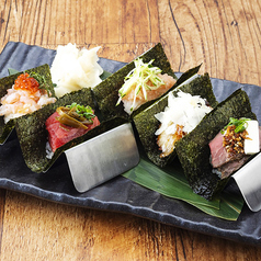 【寿司ドッグ】全種・5種盛り／おまかせ3種盛り／おまかせ2種盛り