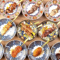 【鮮度抜群】炭火で豪快に焼き上げる自慢の焼きとん