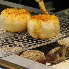 炭焼　牡蠣味噌焼きおにぎり