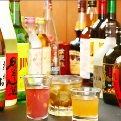 飲み放題は80種類以上！